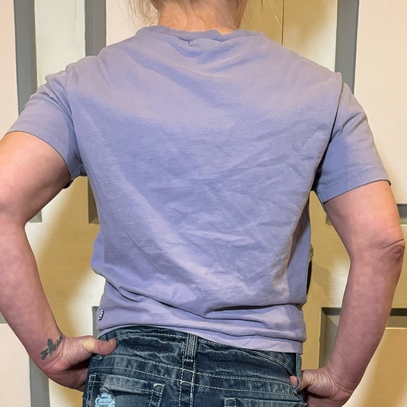 VANS - Short Sleeve Crop Keyhole Crop-top - Picture 6 of 11